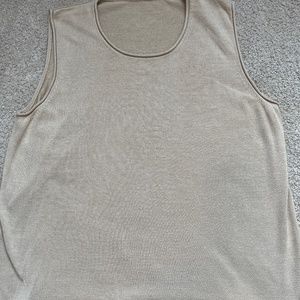 Dressy Beige/tan tank or base layer